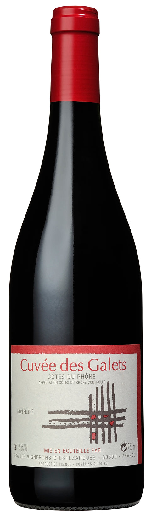 Les Vignerons d'Estézargues Cuvée des Galets Côtes du Rhône Rouge 2022