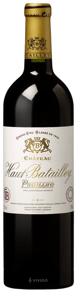 Château Haut-Batailley Pauillac AOC 2015
