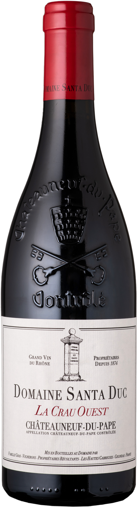Santa Duc Châteauneuf du Pape La Crau Ouest 2019