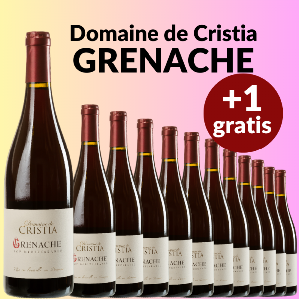 Domaine de Cristia Grenache Vin de Pays 2020 - Aktion 11 +1 gratis