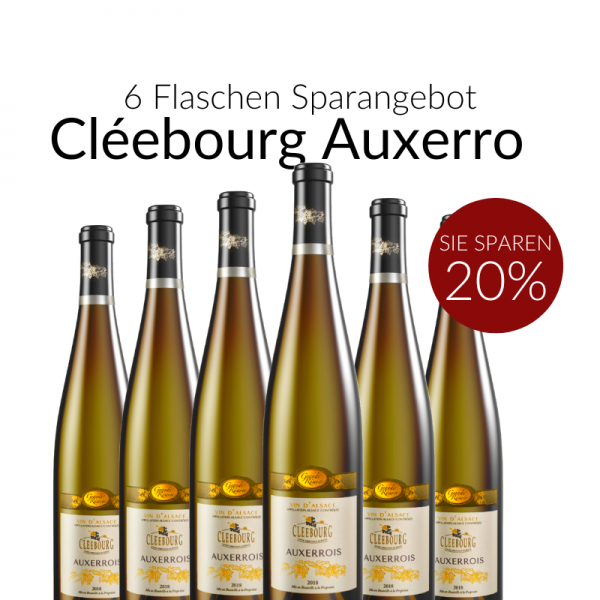 Aktion - Cléebourg Auxerrois 2019 - 6 Flaschen